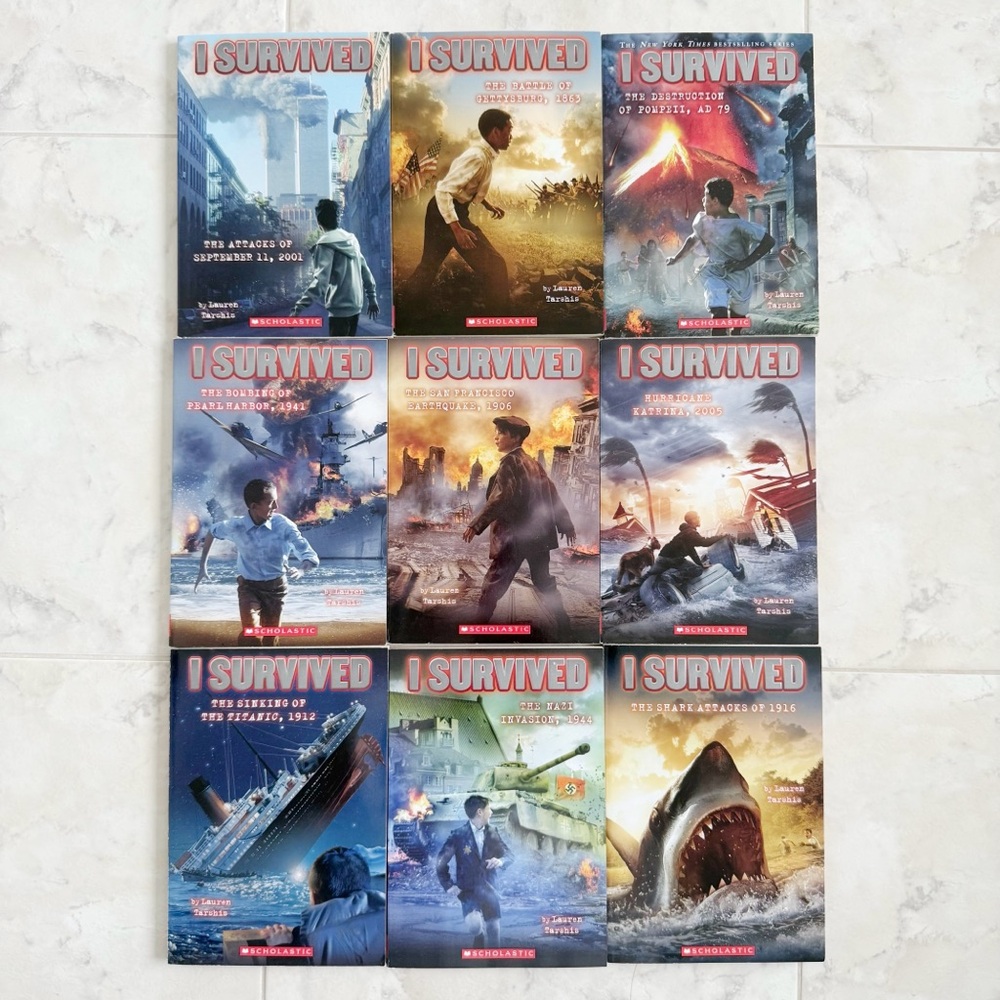 Scholastic "I Survived" 9 Book Series Set